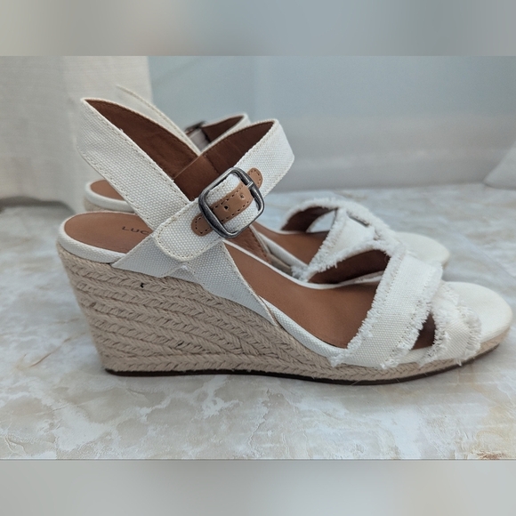 Lucky Brand Woman's  Wedge Shoes Size 9.5 M - Picture 3 of 14